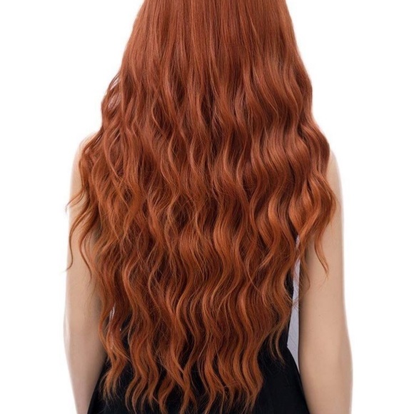 🦄 Siya ORANGE RUST COLOR FESTIVAL Wig💙*NWT* - Picture 5 of 5